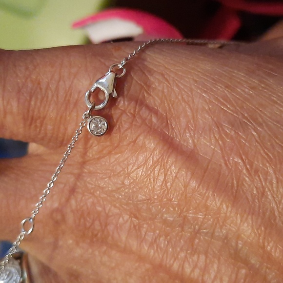 New PEOPLE'S JEWELERS JUNE BIRTHSTONE ALEXANDRITE NECKLACE - Picture 2 of 4